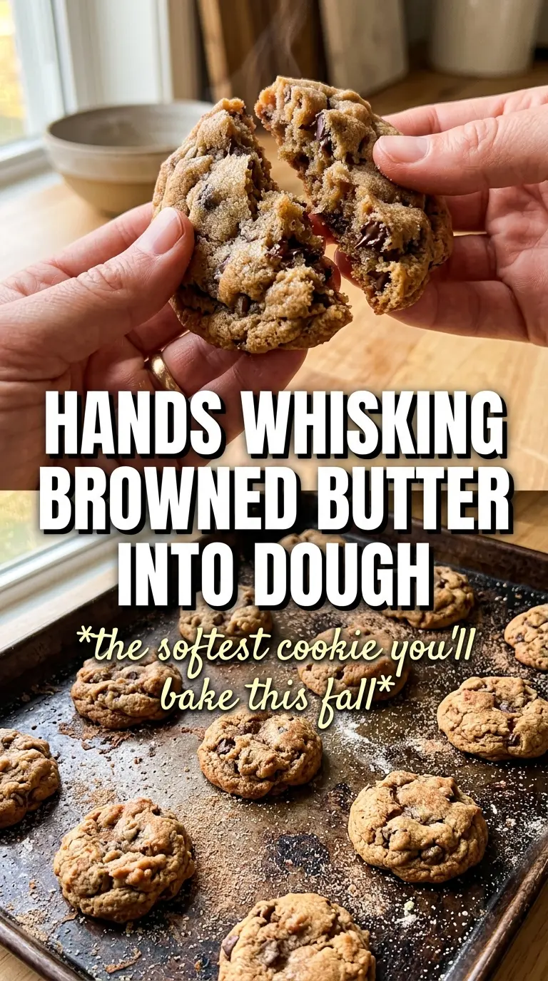 Browned Butter Pumpkin Pudding Cookies chewy butterscotch thick