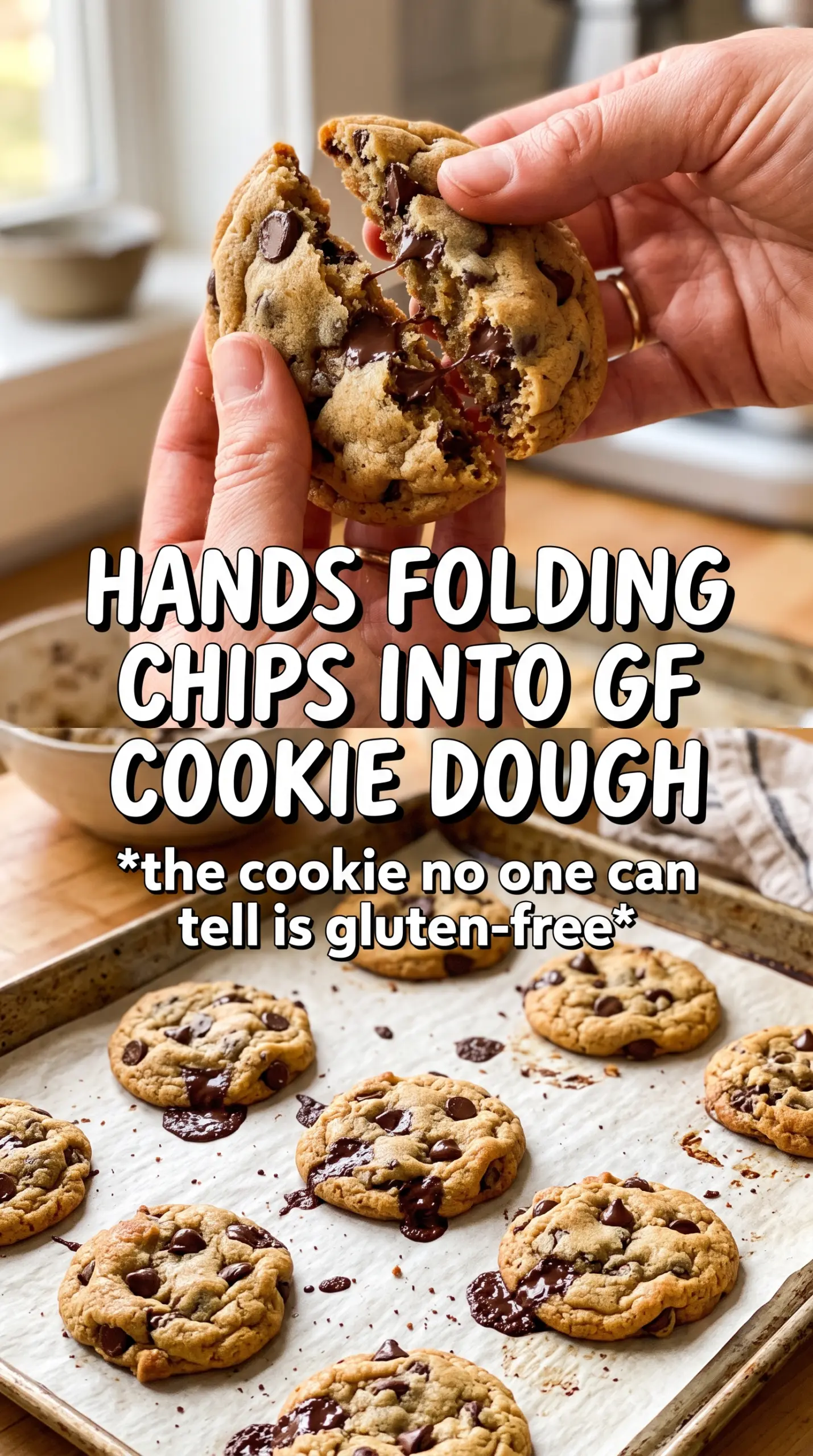 Chocolate Chip Gluten Free Pumpkin Cookies soft chocolate-spotted