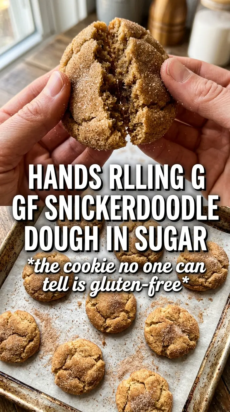 Gluten-Free Pumpkin Spice Snickerdoodle Cookies warm crinkled cinnamon-sugar