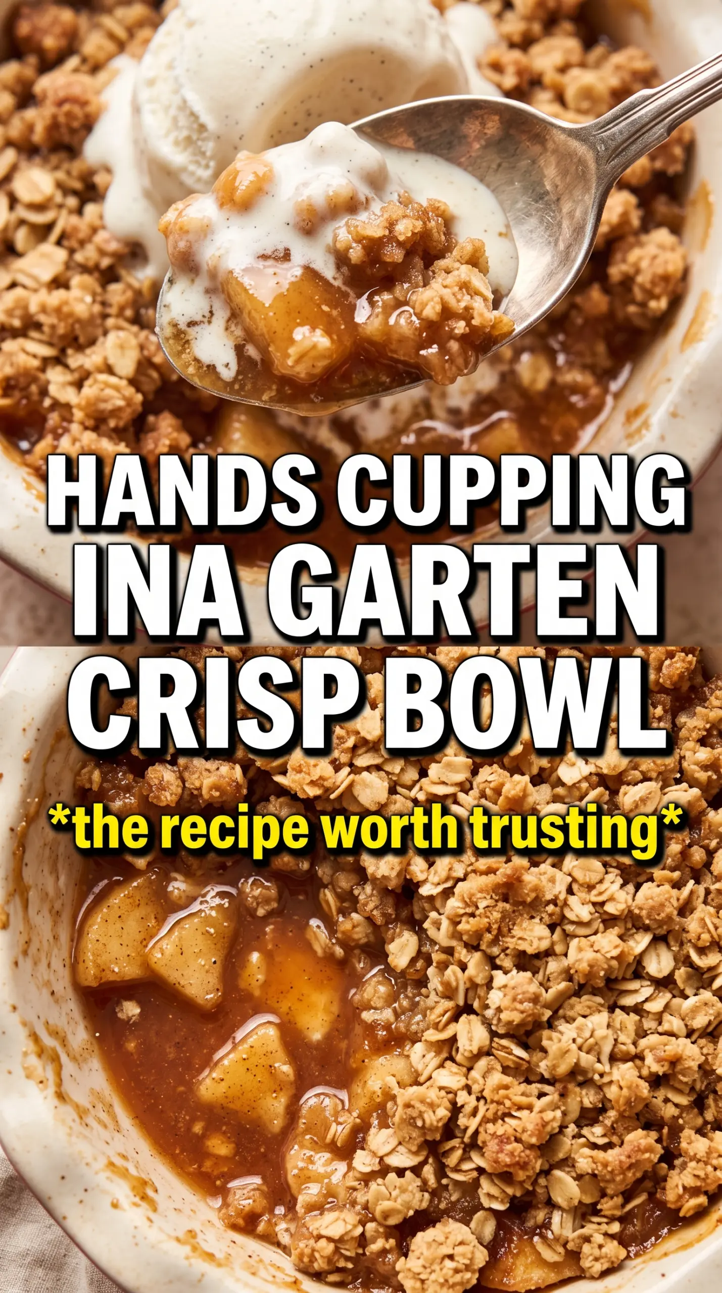 Ina Garten apple crisp golden oat crumble