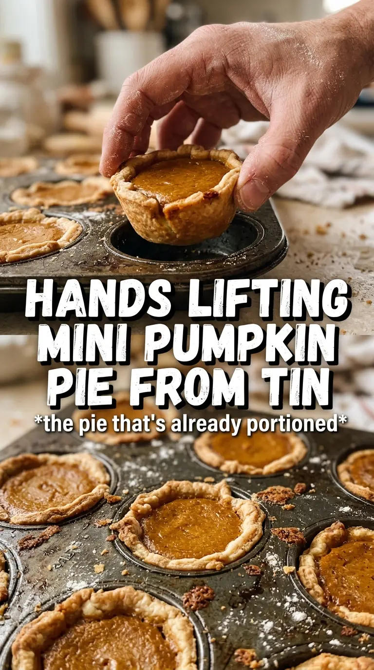Mini Pumpkin Pies golden custard creamy