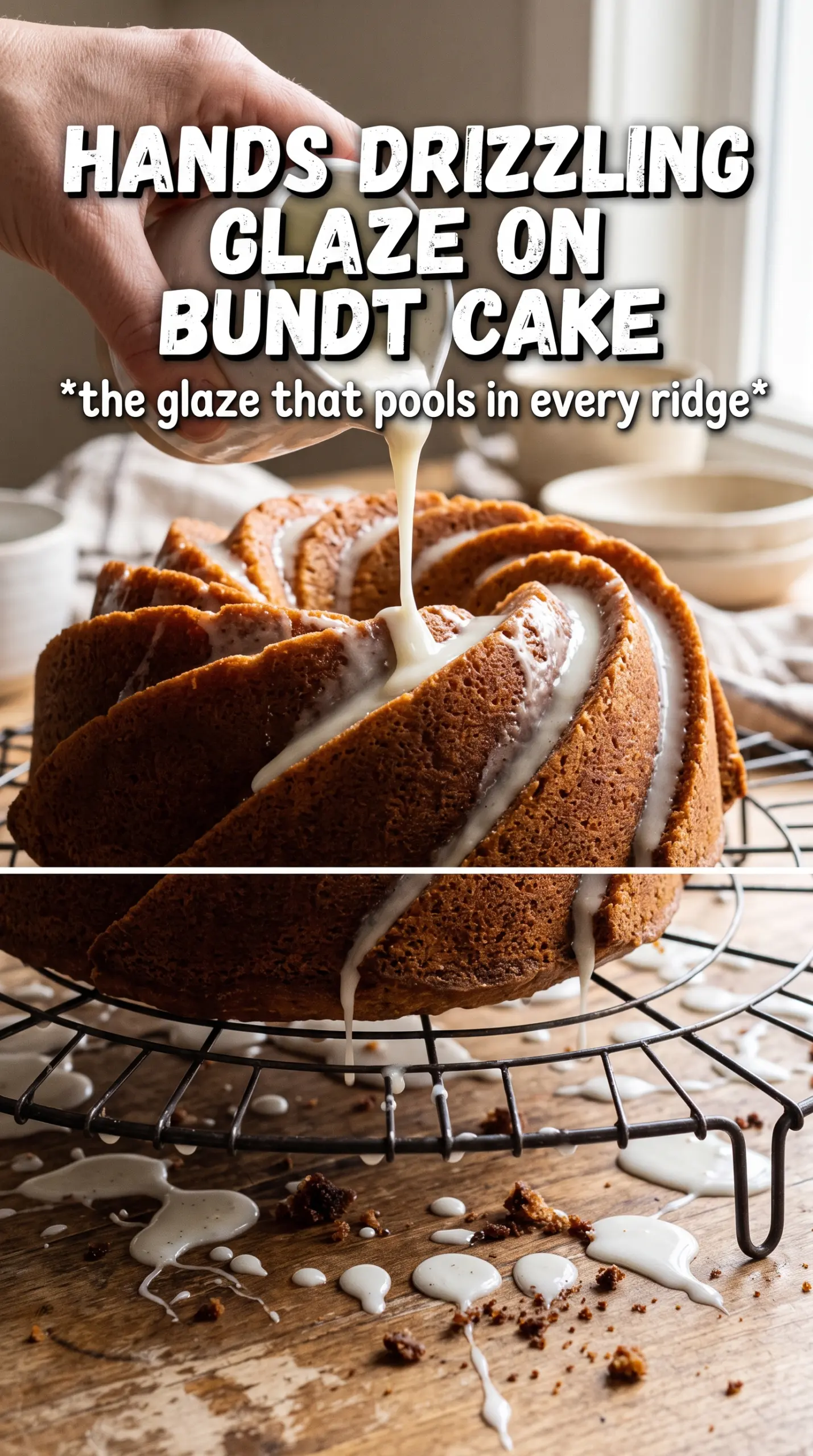 Pumpkin Bundt Cake spiced glazed