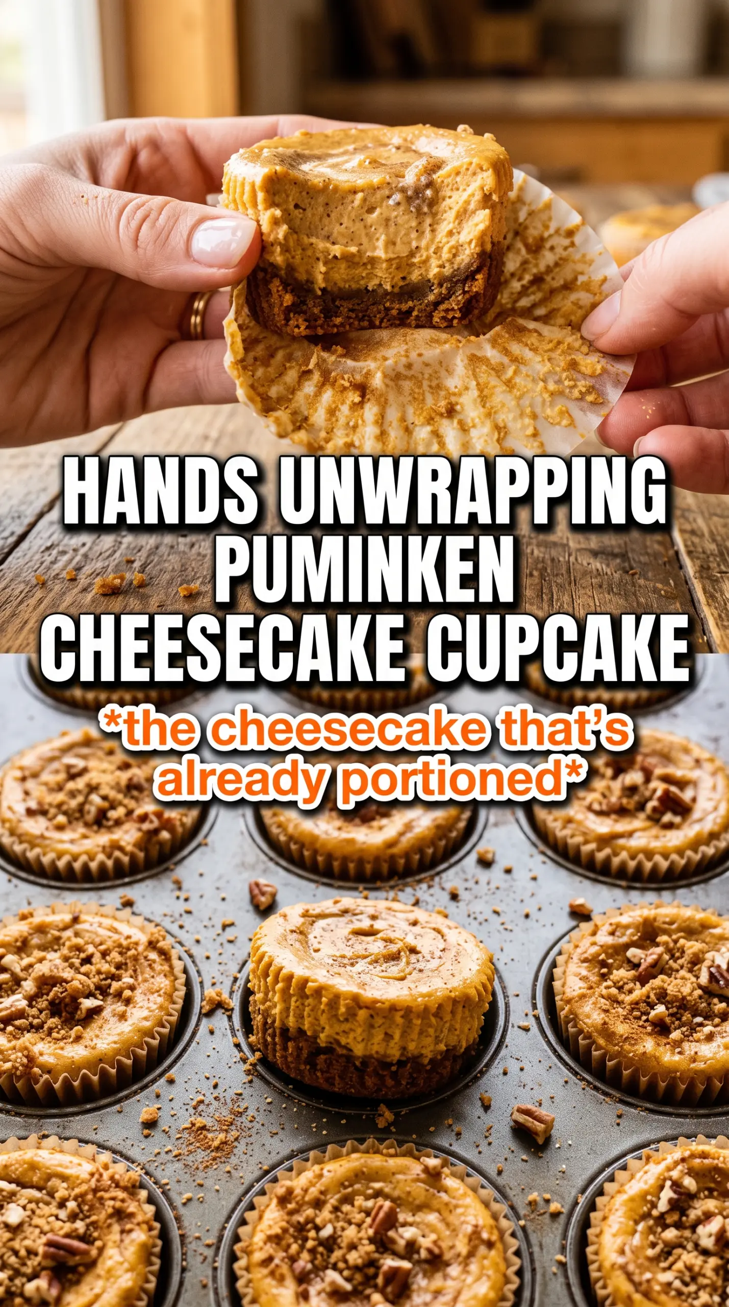 Pumpkin Cheesecake Cupcakes creamy spiced dessert