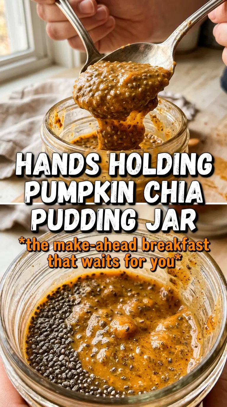 Pumpkin Chia Seed Pudding creamy spiced