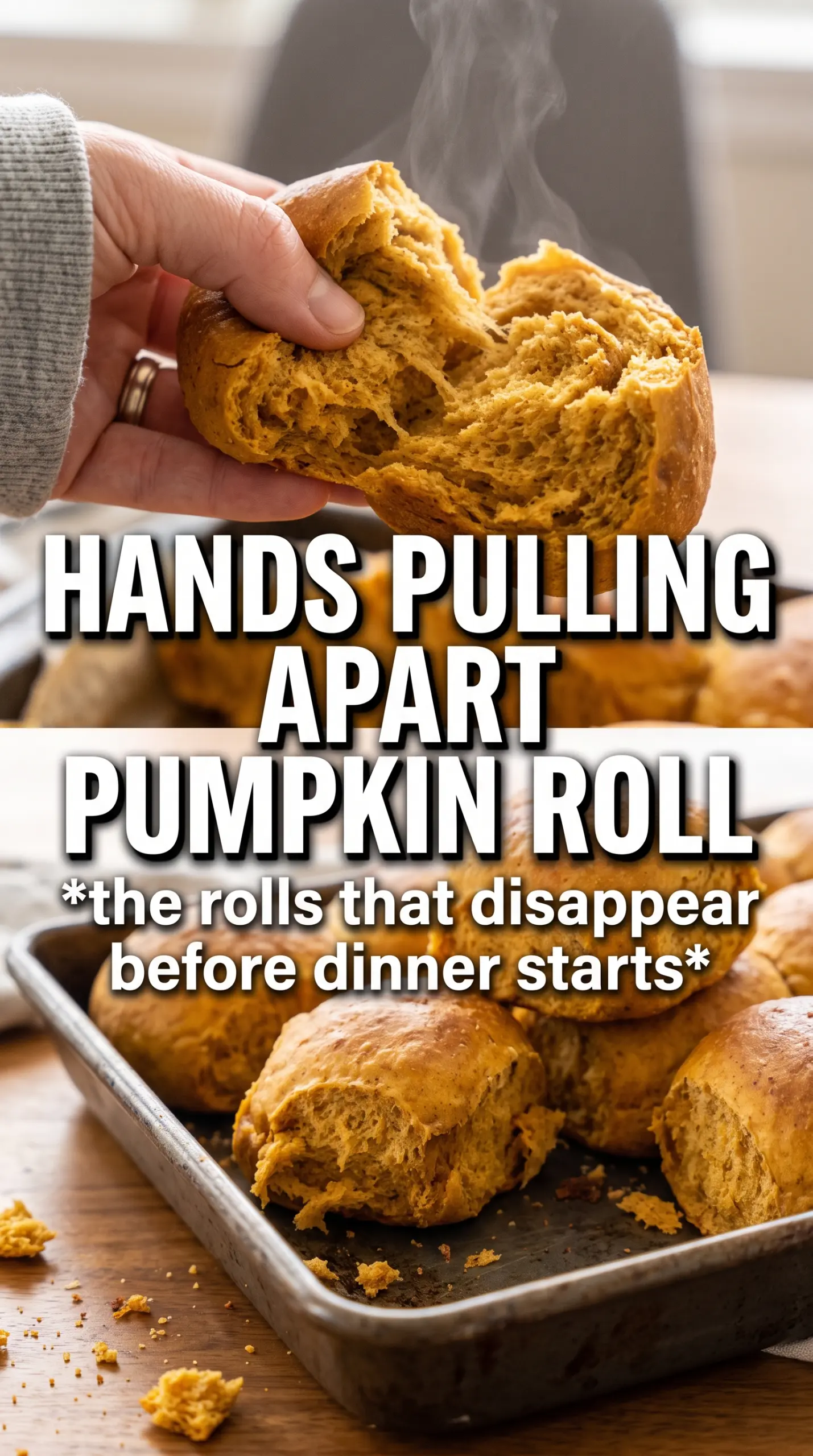 Pumpkin Rolls soft golden glaze