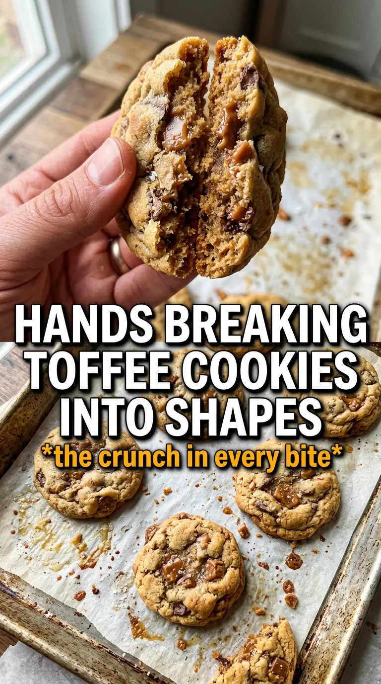 Pumpkin Spice Toffee Rollout Cookies pumpkin-shaped glaze toffee