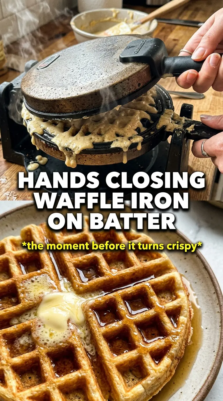 Pumpkin Waffles golden crispy cinnamon