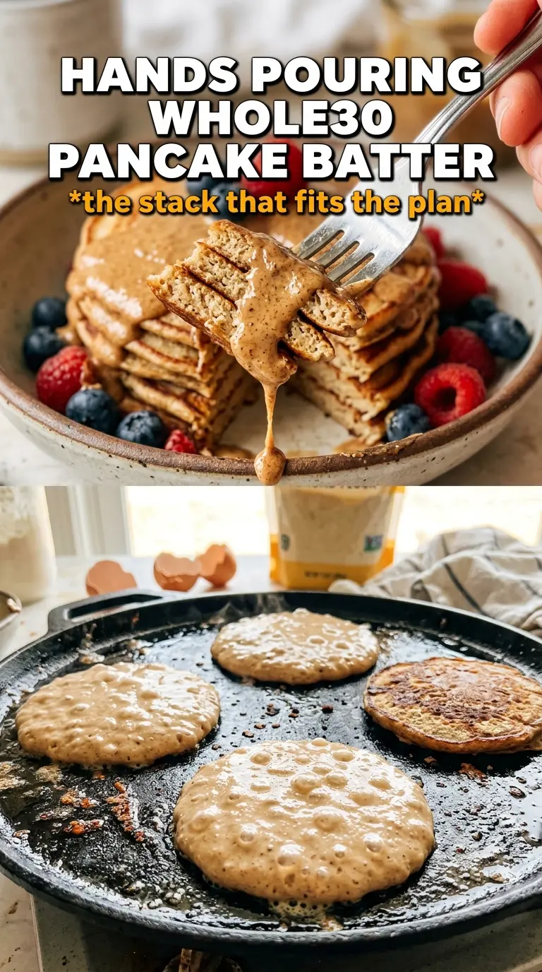 Whole30 Pumpkin Pancakes golden grain-free